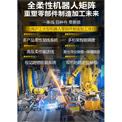 【沪工案例】全柔性机器人矩阵-沪工全自动多机型箱体零件机器人拼装焊接生产线项目